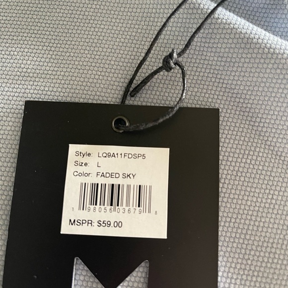 Collection Michael Strahan Blue Polo Short Sleeve Textured Size Large New - Picture 11 of 11